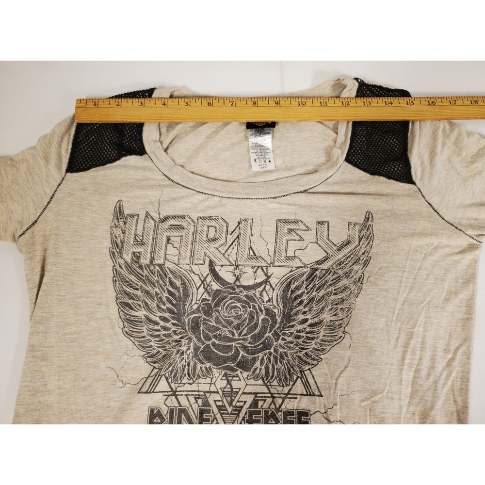 Women's Beige Graphic Top - Picture 4 of 7